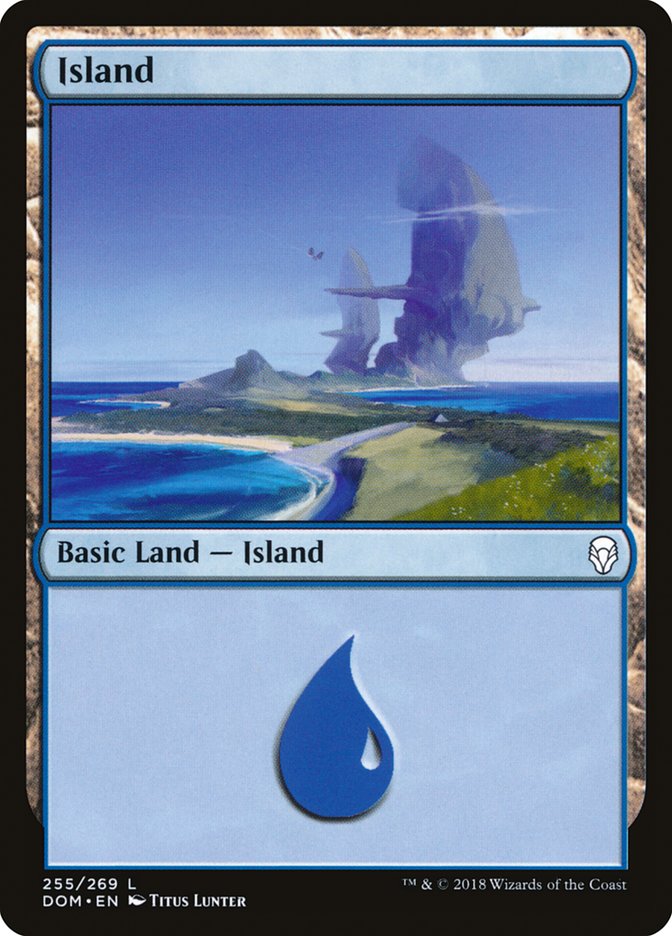 Island (255) [Dominaria] | Boutique FDB TCG