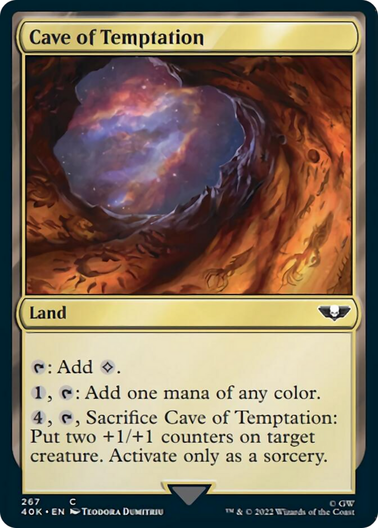 Cave of Temptation (Surge Foil) [Warhammer 40,000] | Boutique FDB TCG