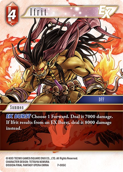 Ifrit EX [Opus VII] | Boutique FDB TCG