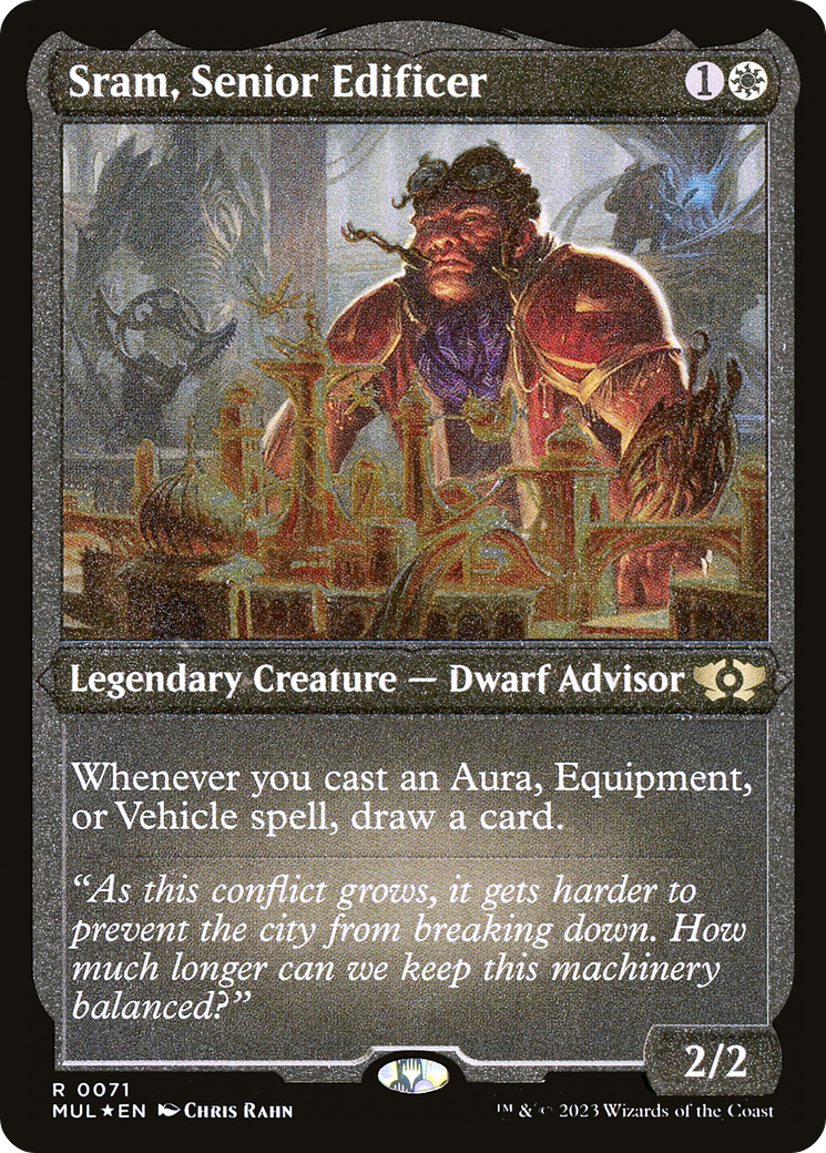 Sram, Senior Edificer (Foil Etched) [Multiverse Legends] | Boutique FDB TCG