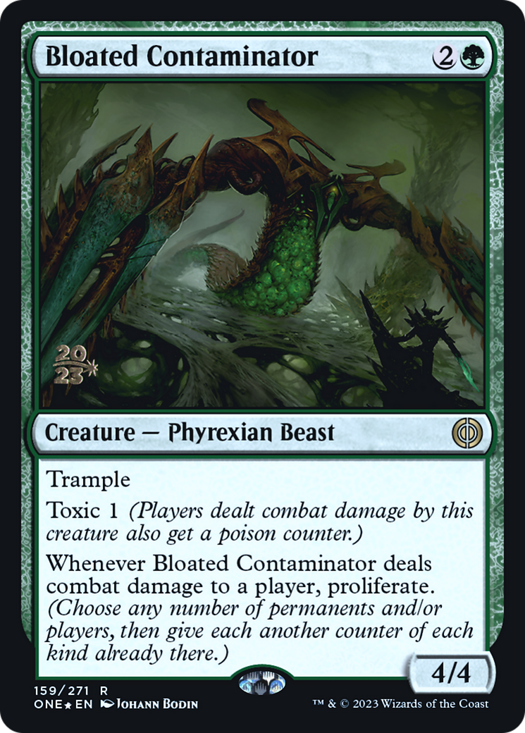 Bloated Contaminator [Phyrexia: All Will Be One Prerelease Promos] | Boutique FDB TCG