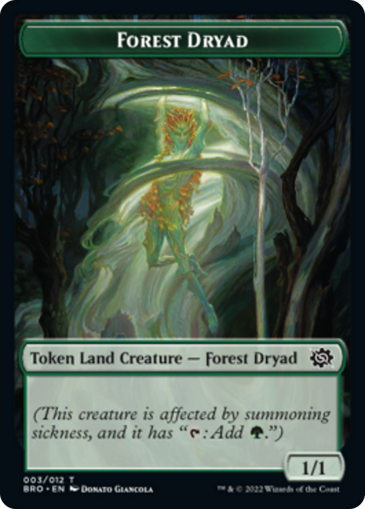 Forest Dryad Token [The Brothers' War Tokens] | Boutique FDB TCG