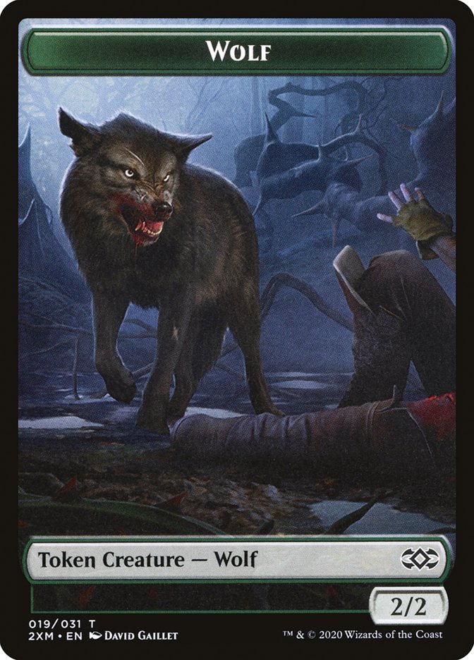 Wolf Token [Double Masters Tokens] | Boutique FDB TCG