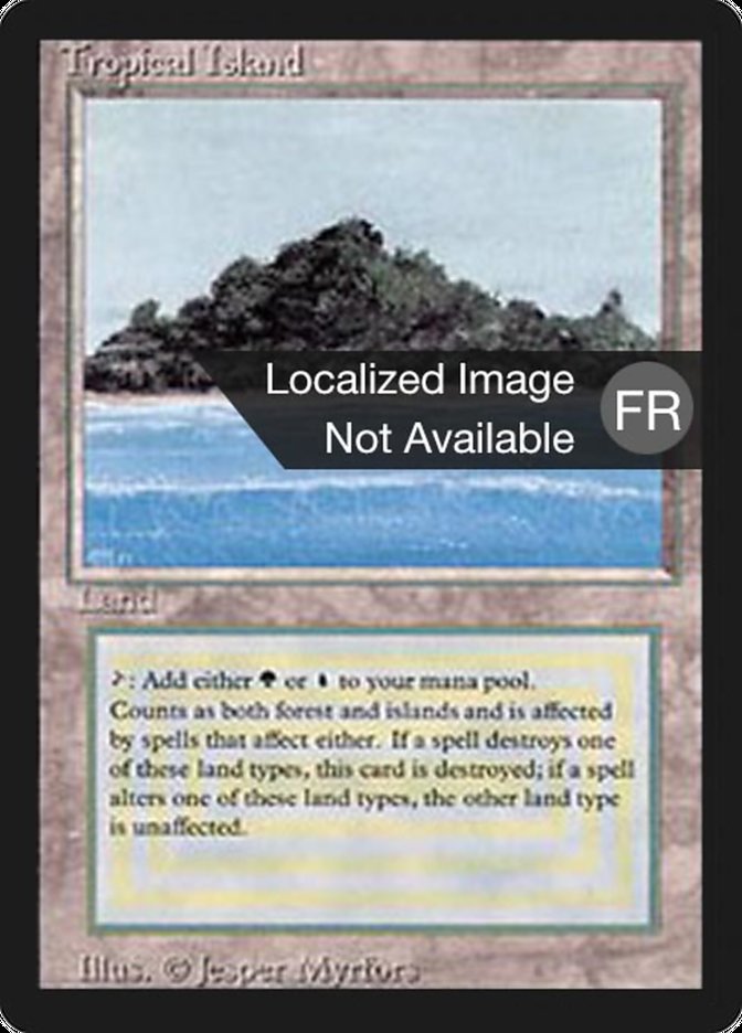 Tropical Island [Foreign Black Border] | Boutique FDB TCG