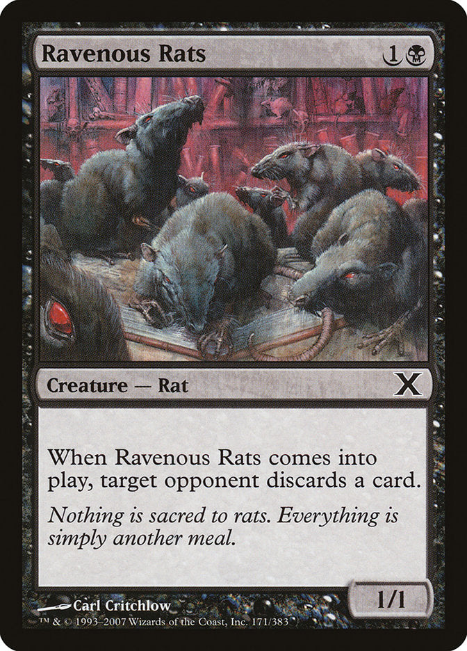 Ravenous Rats [Tenth Edition] | Boutique FDB TCG