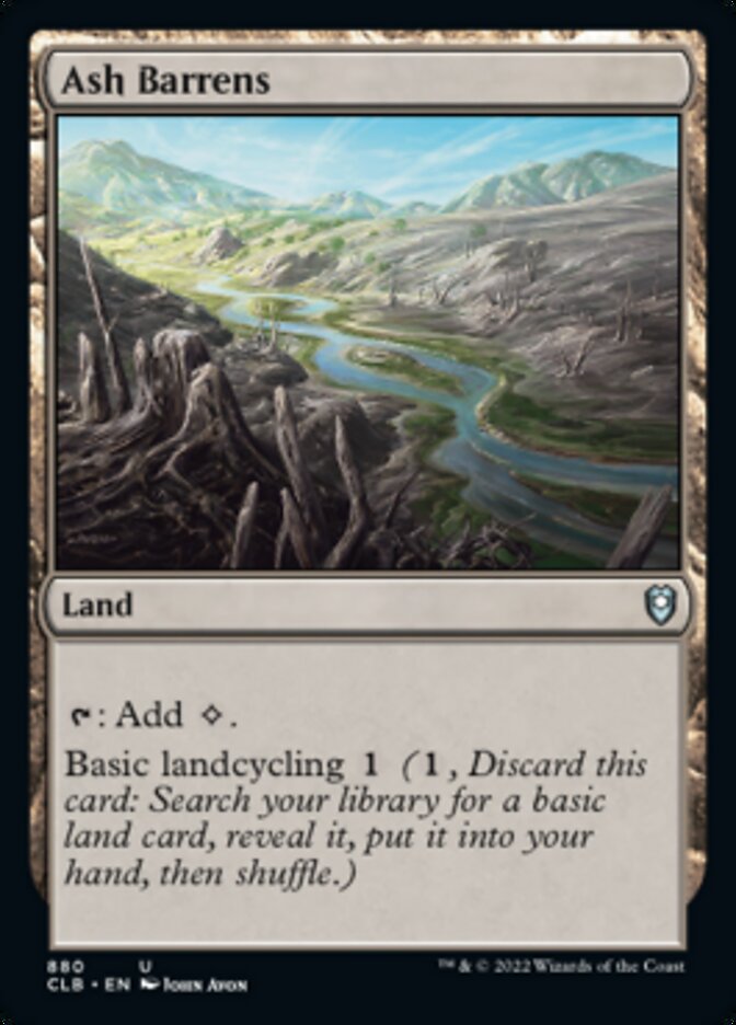 Ash Barrens [Commander Legends: Battle for Baldur's Gate] | Boutique FDB TCG