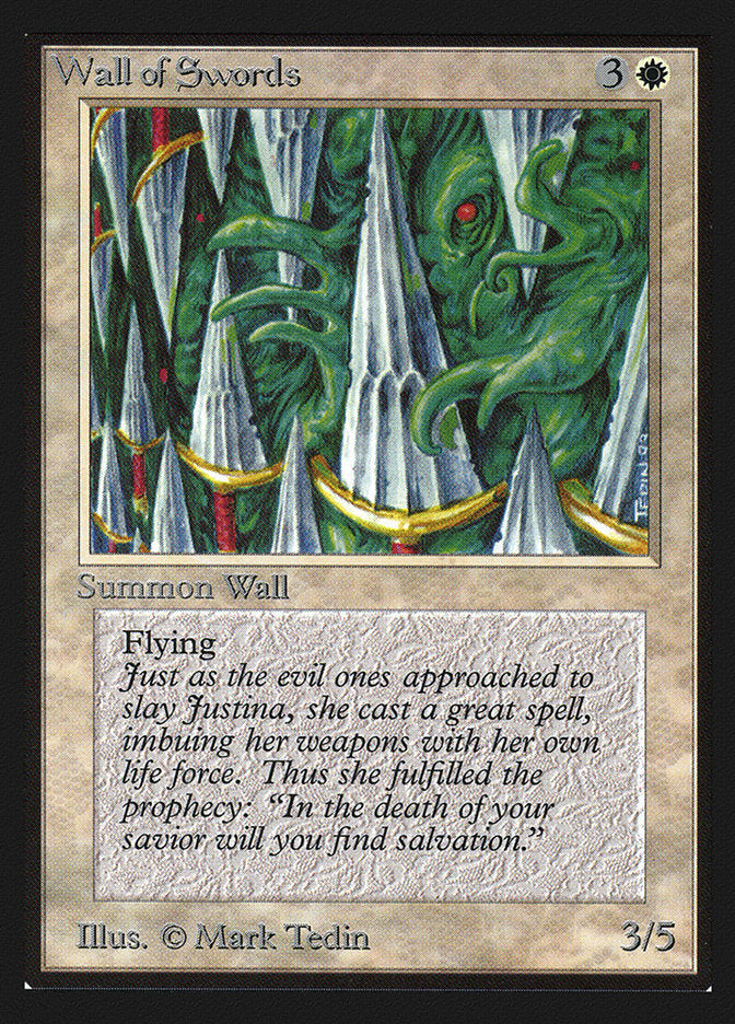 Wall of Swords [Collectors' Edition] | Boutique FDB TCG