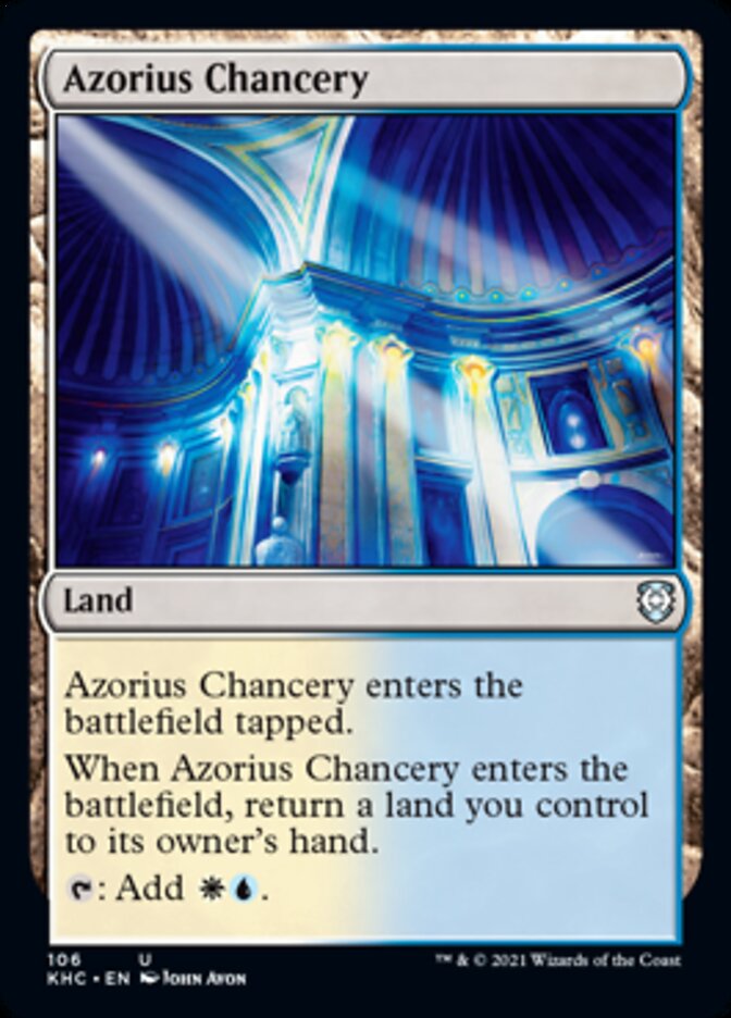 Azorius Chancery [Kaldheim Commander] | Boutique FDB TCG