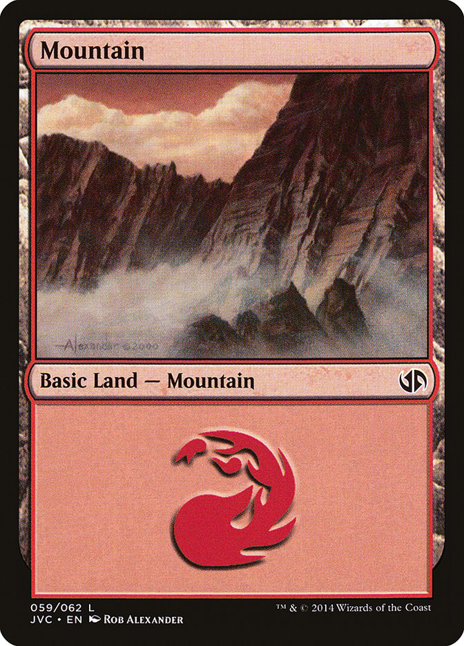 Mountain (61) [Duel Decks Anthology] | Boutique FDB TCG