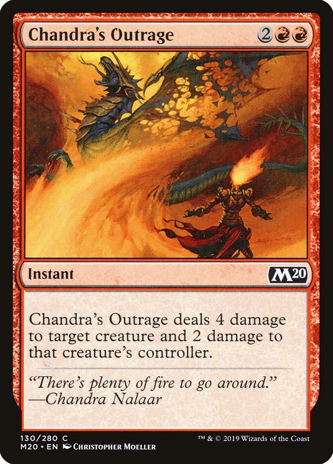 Chandra's Outrage [Core Set 2020] | Boutique FDB TCG