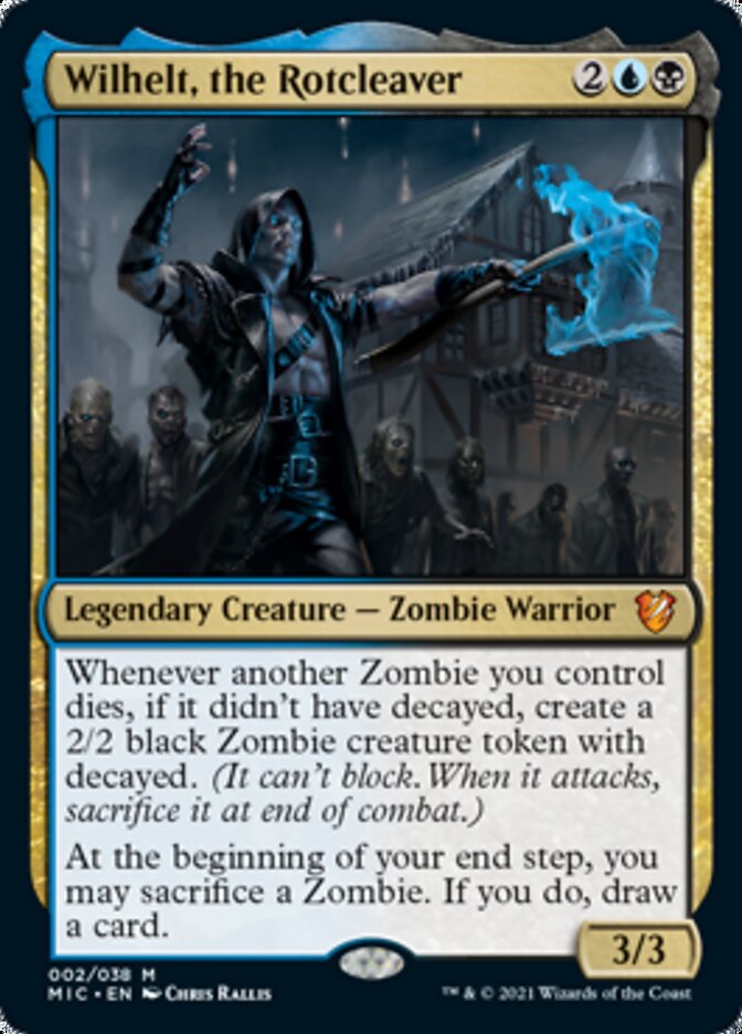 Wilhelt, the Rotcleaver (Display Commander) [Innistrad: Midnight Hunt Commander] | Boutique FDB TCG