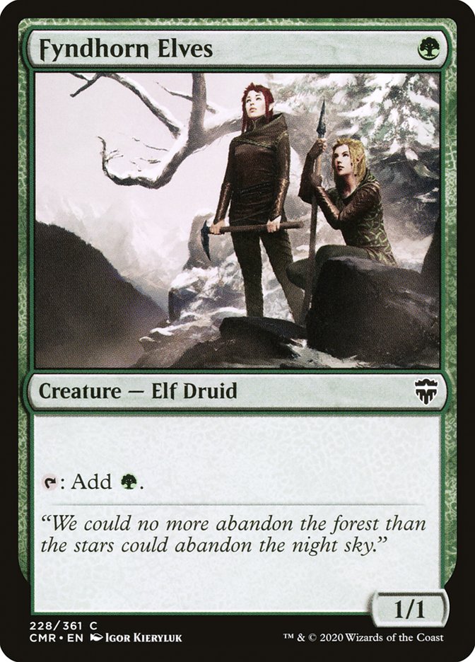 Fyndhorn Elves [Commander Legends] | Boutique FDB TCG