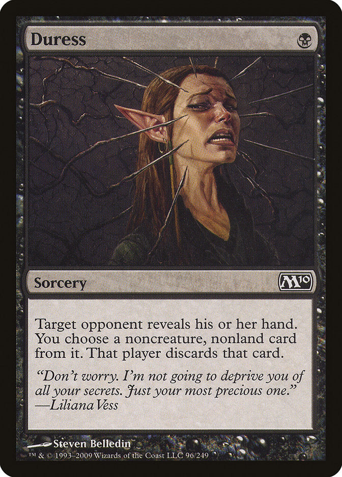 Duress [Magic 2010] | Boutique FDB TCG