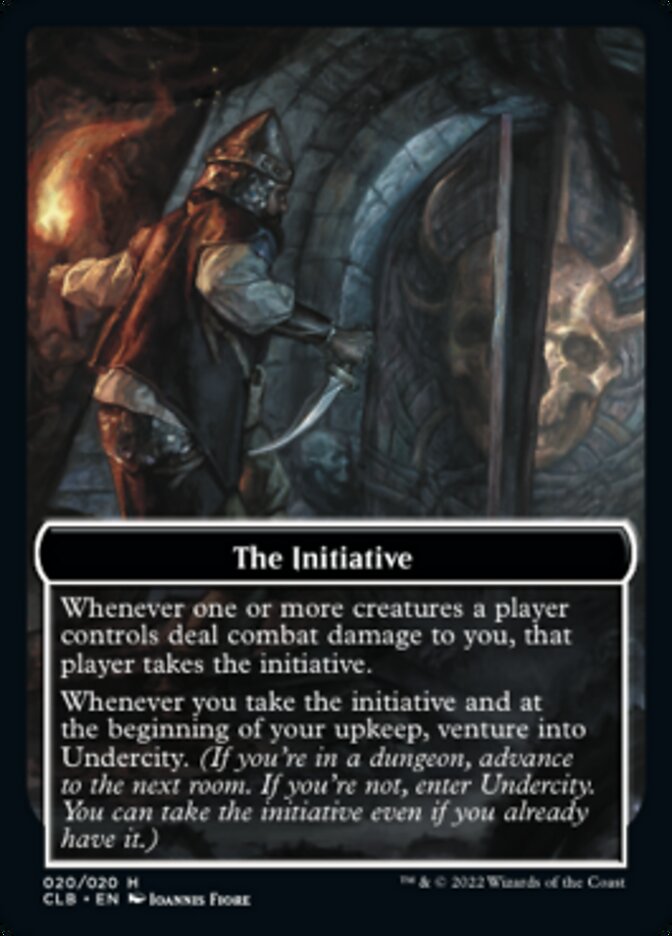 The Initiative // Undercity Double-Sided Token [Commander Legends: Battle for Baldur's Gate Tokens] | Boutique FDB TCG