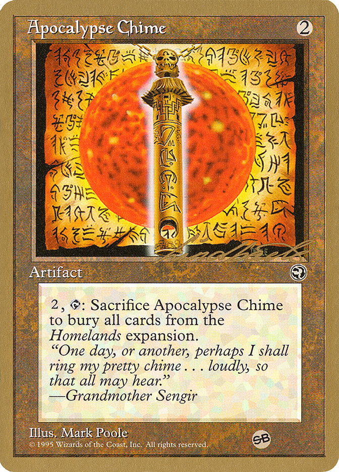 Apocalypse Chime (Leon Lindback) (SB) [Pro Tour Collector Set] | Boutique FDB TCG