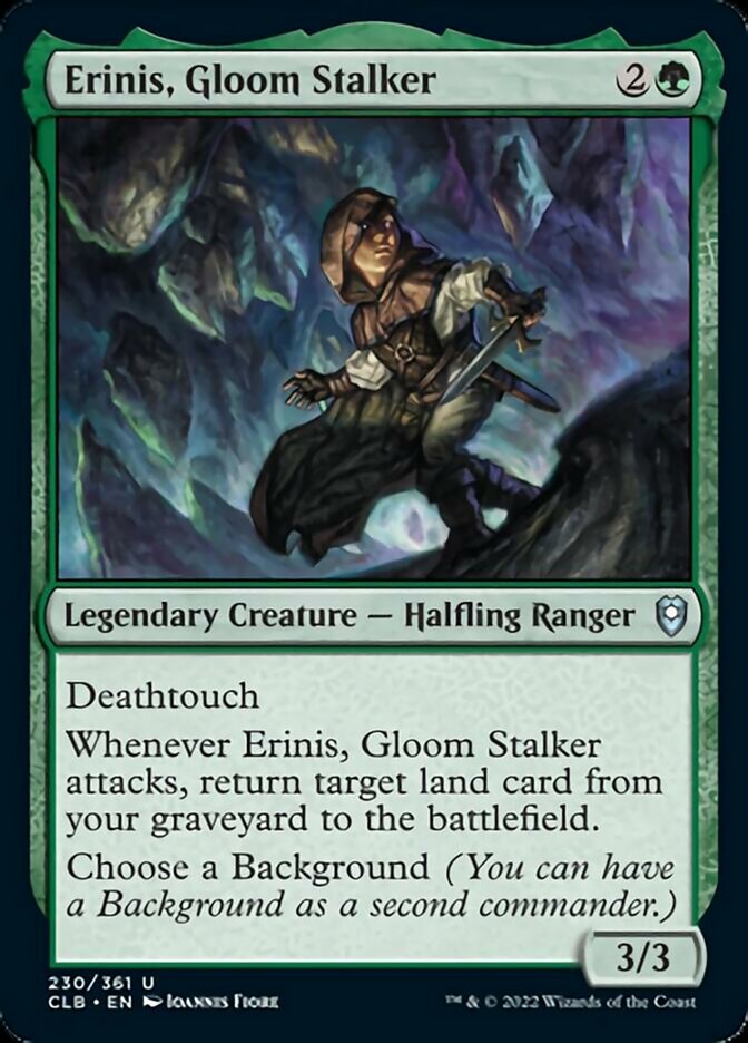 Erinis, Gloom Stalker [Commander Legends: Battle for Baldur's Gate] | Boutique FDB TCG