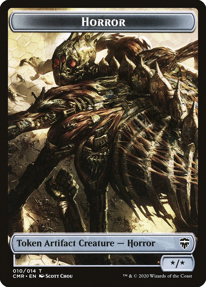 Horror Token [Commander Legends Tokens] | Boutique FDB TCG