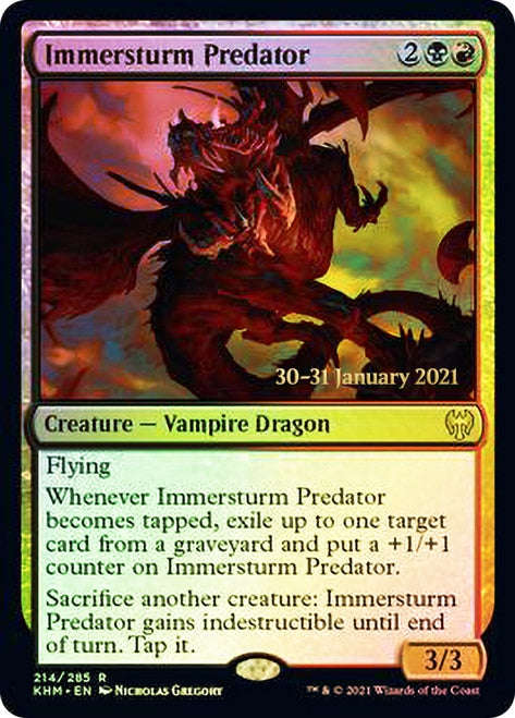 Immersturm Predator [Kaldheim Prerelease Promos] | Boutique FDB TCG