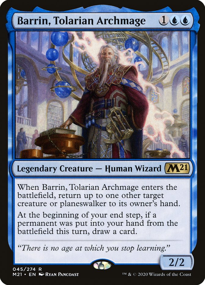 Barrin, Tolarian Archmage [Core Set 2021] | Boutique FDB TCG