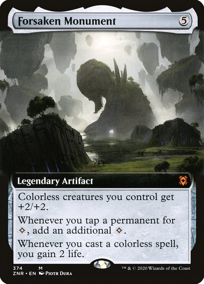 Forsaken Monument (Extended Art) [Zendikar Rising] | Boutique FDB TCG