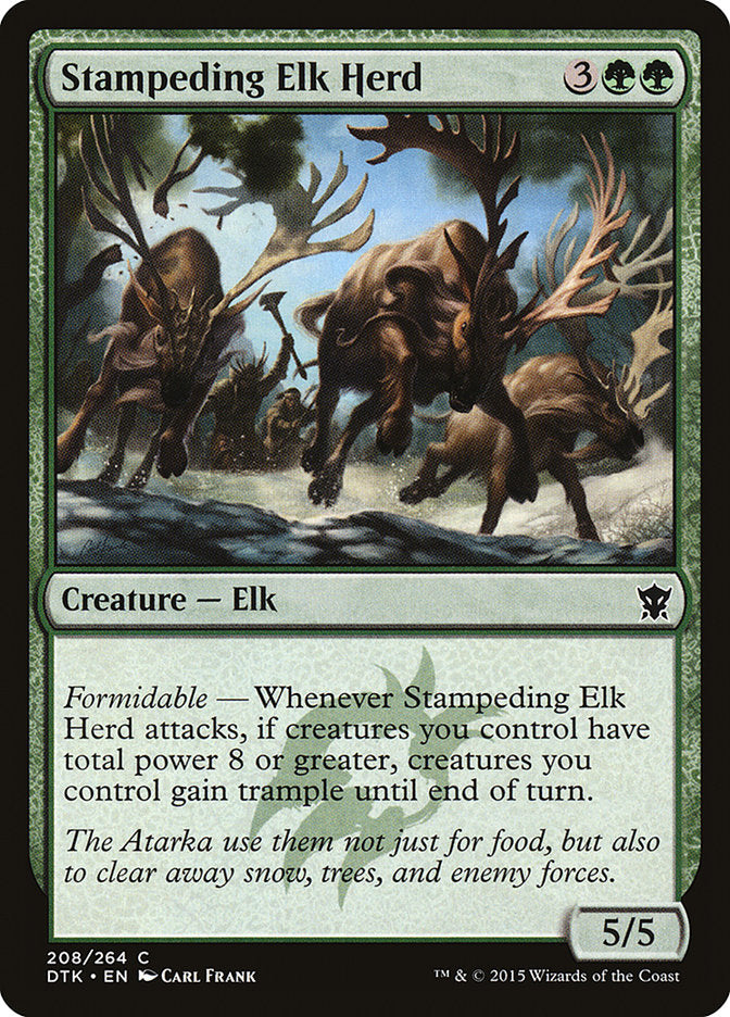 Stampeding Elk Herd [Dragons of Tarkir] | Boutique FDB TCG