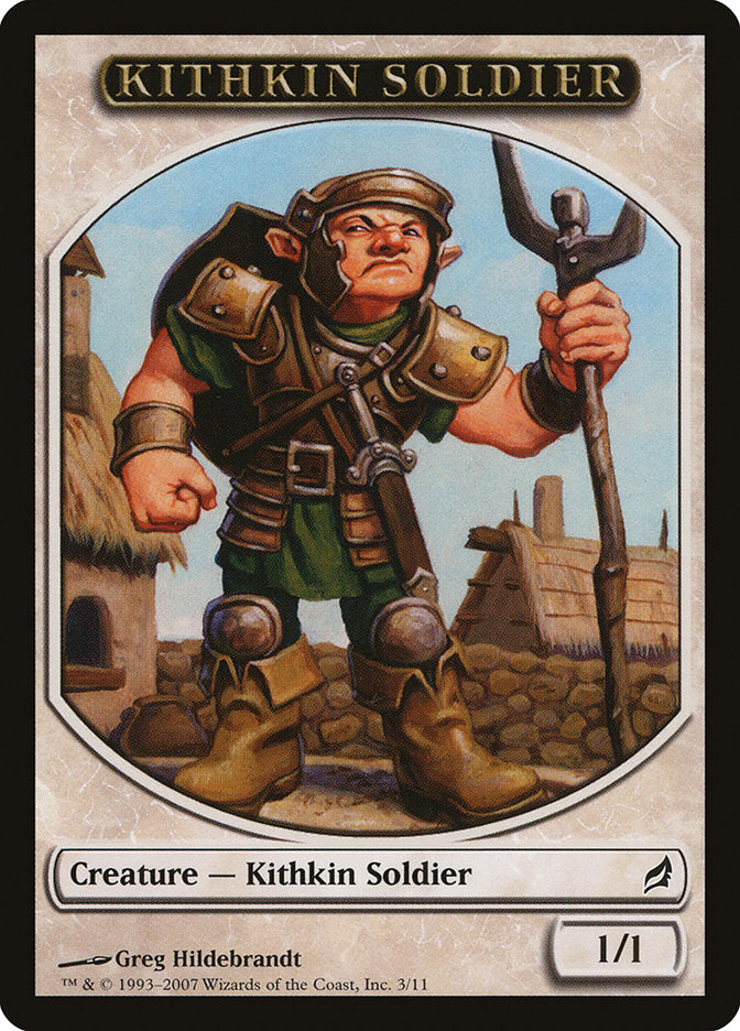 Kithkin Soldier Token [Lorwyn Tokens] | Boutique FDB TCG