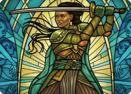Shanna, Purifying Blade Art Card 2 [Dominaria United Art Series] | Boutique FDB TCG