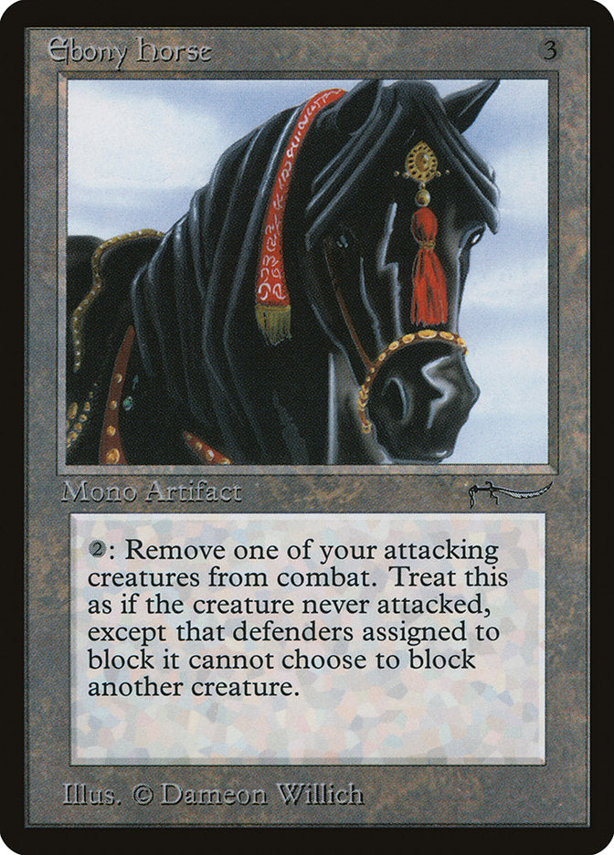 Ebony Horse [Arabian Nights] | Boutique FDB TCG