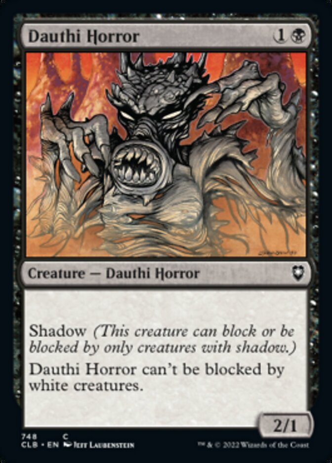 Dauthi Horror [Commander Legends: Battle for Baldur's Gate] | Boutique FDB TCG