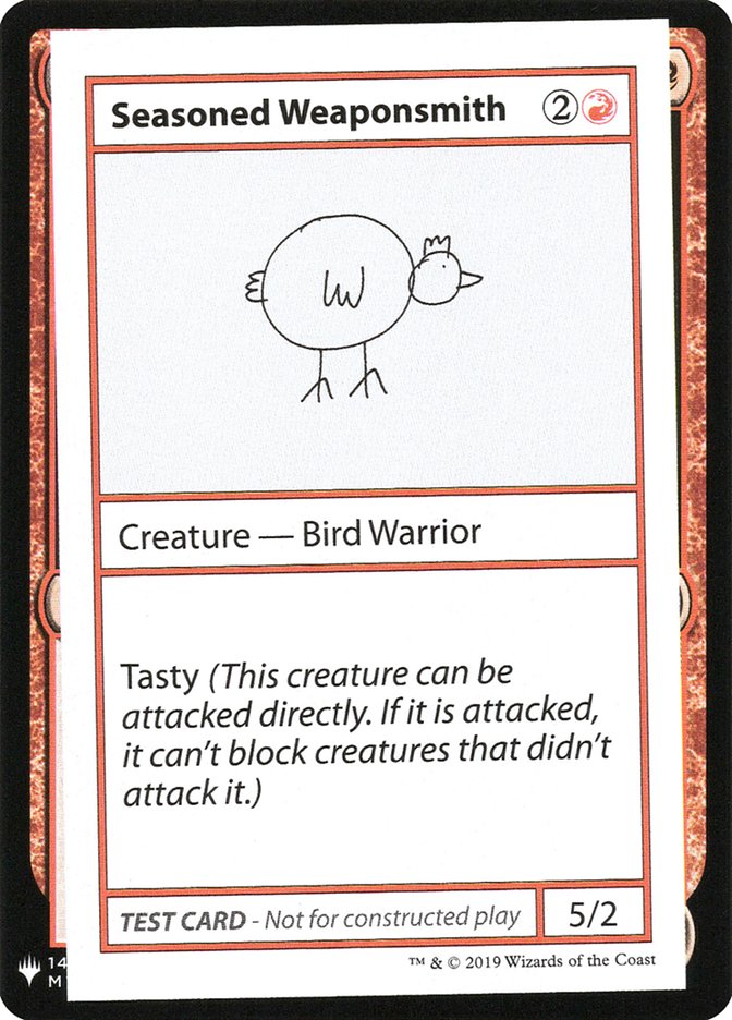 Seasoned Weaponsmith [Mystery Booster Playtest Cards] | Boutique FDB TCG