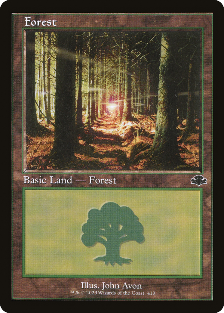 Forest (410) (Retro) [Dominaria Remastered] | Boutique FDB TCG
