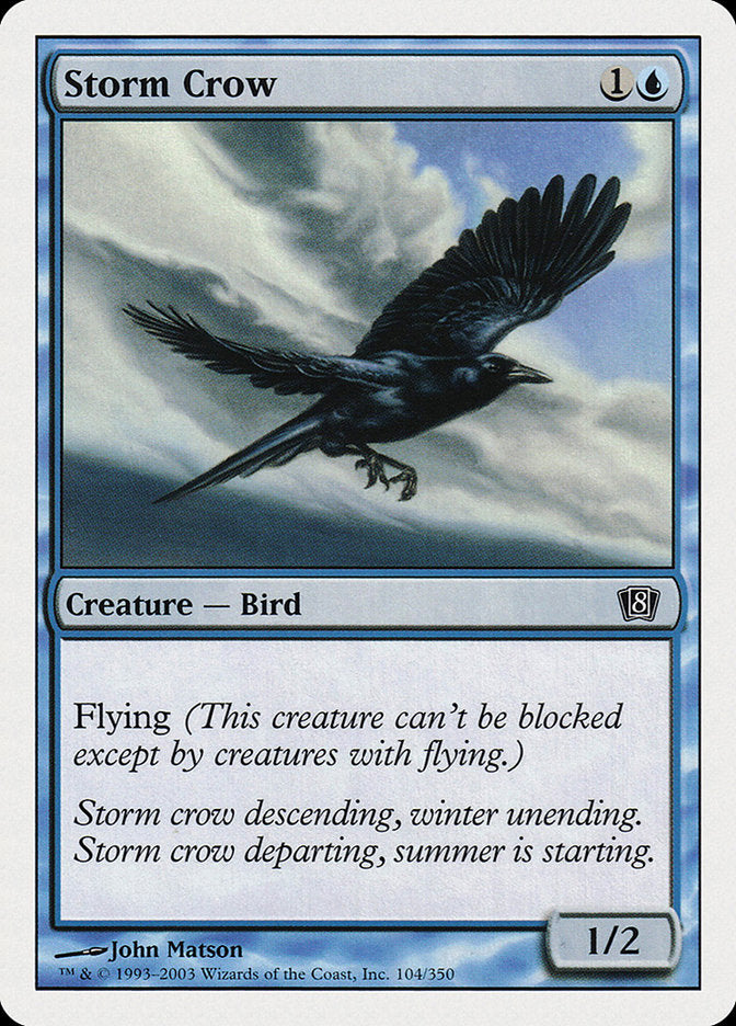 Storm Crow [Eighth Edition] | Boutique FDB TCG