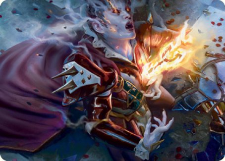 Flame-Blessed Bolt Art Card [Innistrad: Crimson Vow Art Series] | Boutique FDB TCG