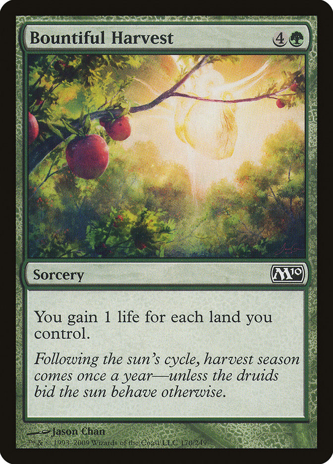 Bountiful Harvest [Magic 2010] | Boutique FDB TCG