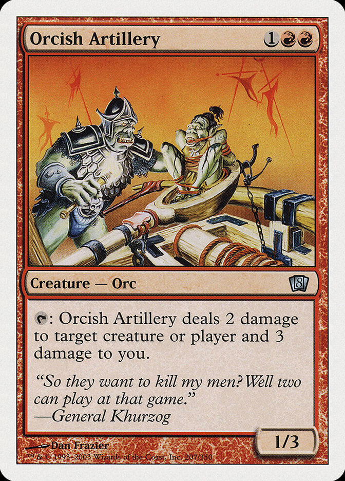 Orcish Artillery [Eighth Edition] | Boutique FDB TCG