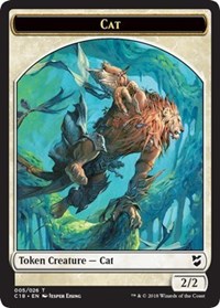 Cat // Soldier Double-Sided Token [Commander 2018 Tokens] | Boutique FDB TCG