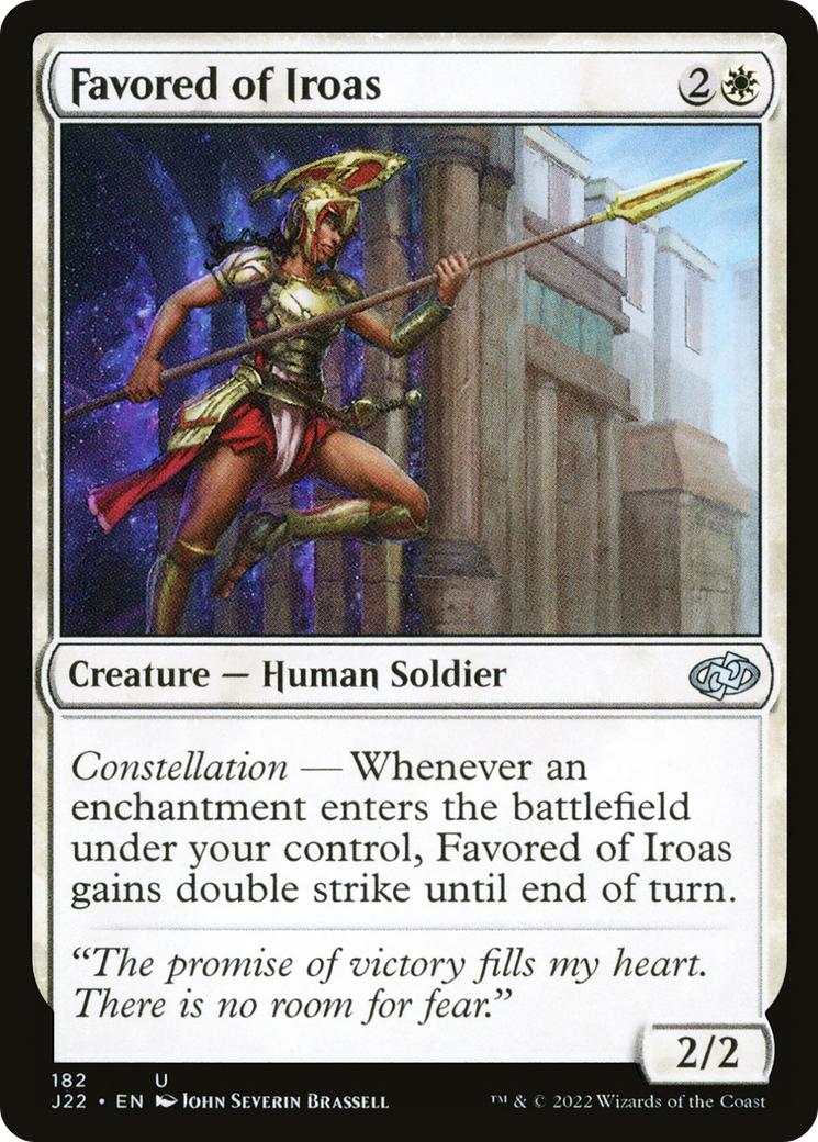 Favored of Iroas [Jumpstart 2022] | Boutique FDB TCG