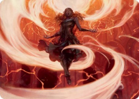 Crackle with Power Art Card [Strixhaven: School of Mages Art Series] | Boutique FDB TCG