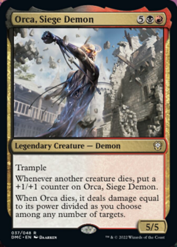 Orca, Siege Demon [Dominaria United Commander] | Boutique FDB TCG