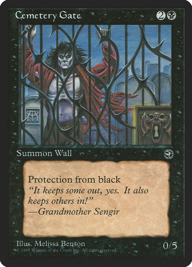 Cemetery Gate (Grandmother Sengir Flavor Text) [Homelands] | Boutique FDB TCG