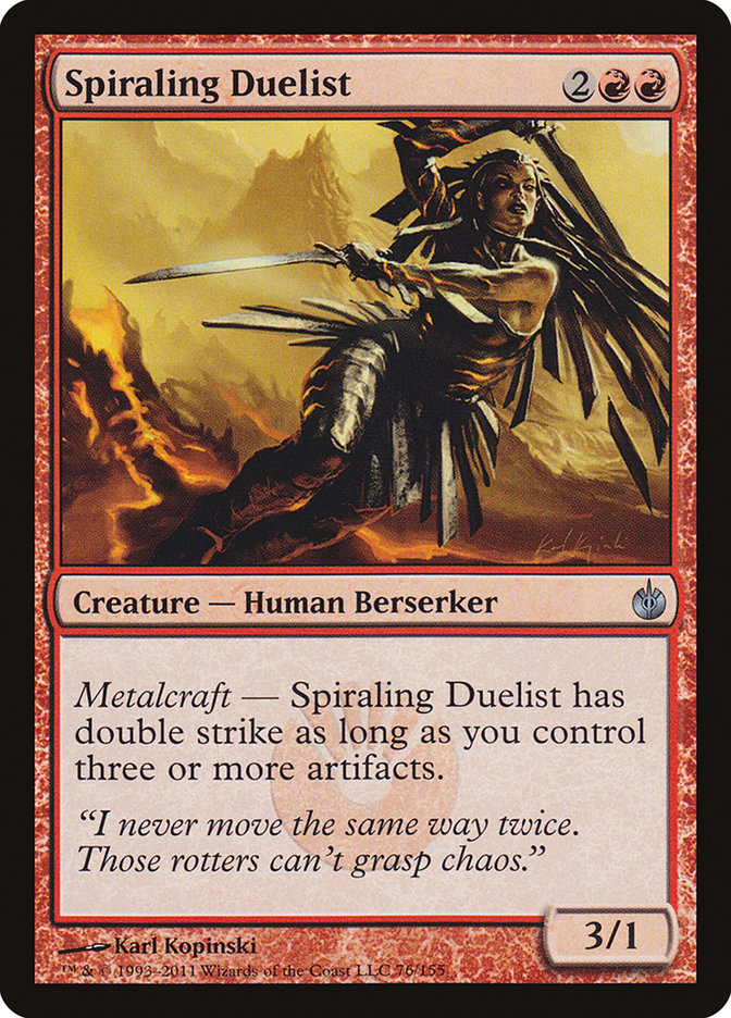 Spiraling Duelist [Mirrodin Besieged] | Boutique FDB TCG