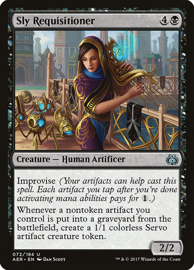 Sly Requisitioner [Aether Revolt] | Boutique FDB TCG