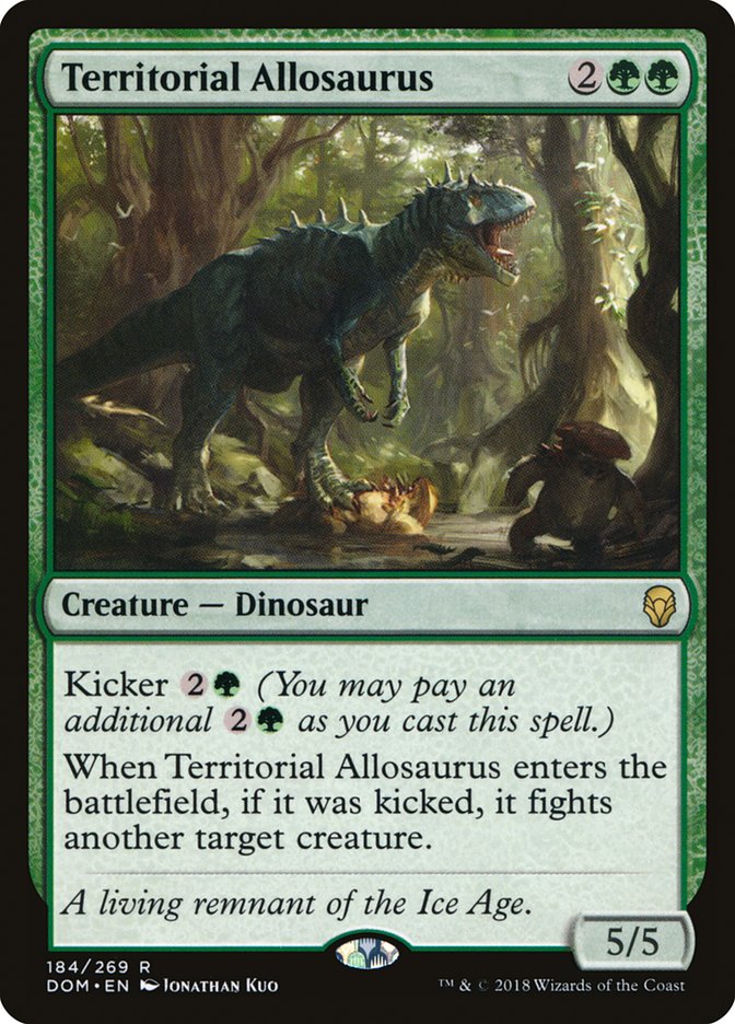 Territorial Allosaurus [Dominaria] | Boutique FDB TCG