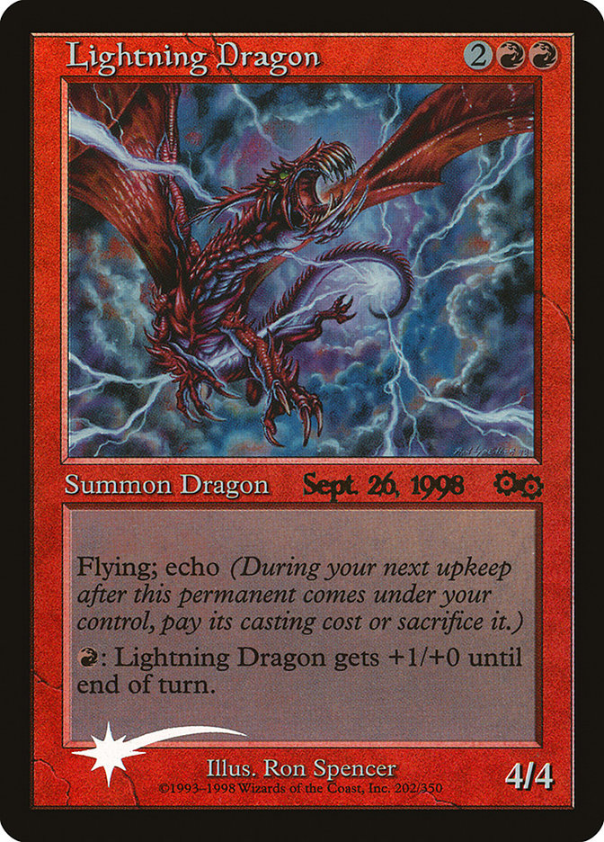 Lightning Dragon [Urza's Saga Promos] | Boutique FDB TCG