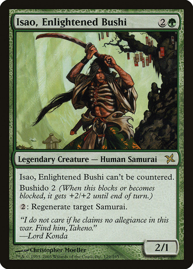 Isao, Enlightened Bushi [Betrayers of Kamigawa] | Boutique FDB TCG