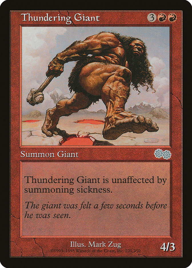 Thundering Giant [Urza's Saga] | Boutique FDB TCG