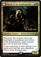 Ulrich of the Krallenhorde // Ulrich, Uncontested Alpha [Eldritch Moon Prerelease Promos] | Boutique FDB TCG