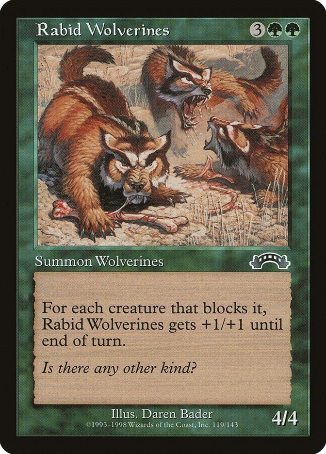 Rabid Wolverines [Exodus] | Boutique FDB TCG