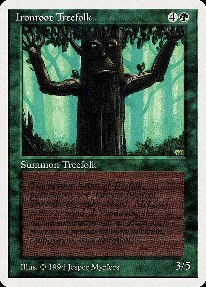 Ironroot Treefolk [Summer Magic / Edgar] | Boutique FDB TCG