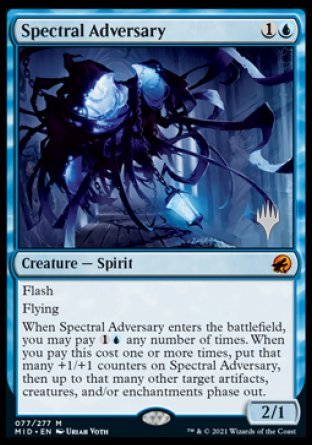 Spectral Adversary (Promo Pack) [Innistrad: Midnight Hunt Promos] | Boutique FDB TCG